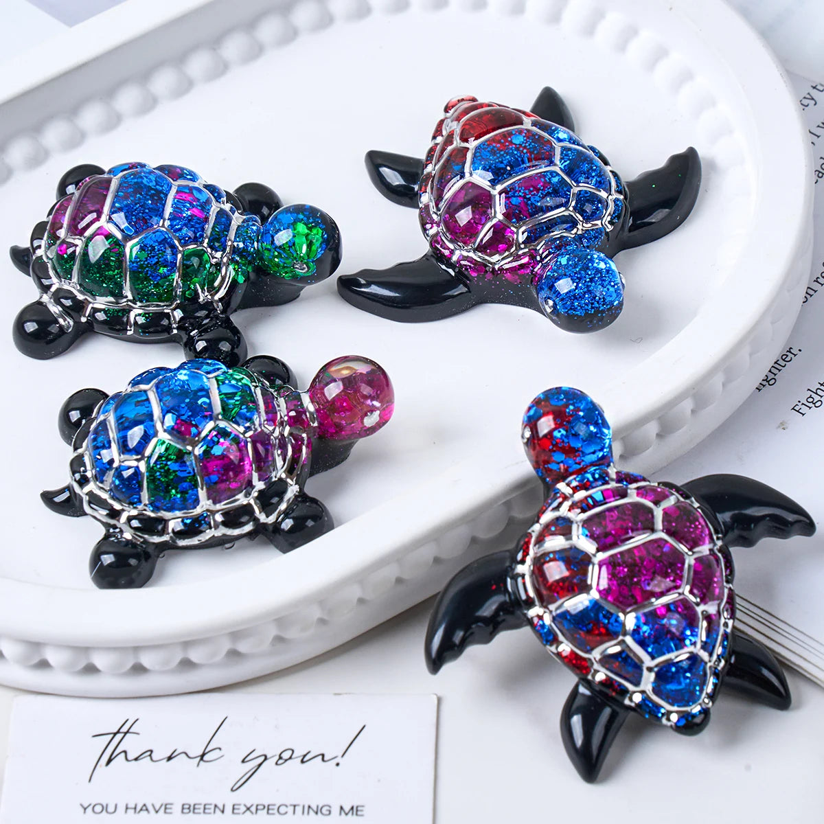 Mini Sea Turtle Silicone Mold for Resin Ornaments