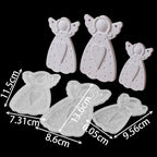 3Pcs Angel Pendant Silicone Mold Set