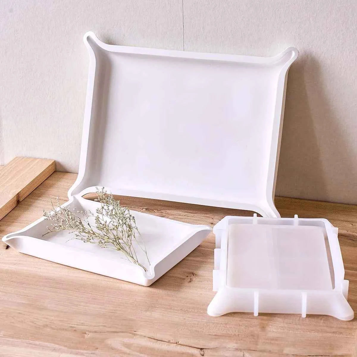 Velun Curl Corner Tray Silicone Mold