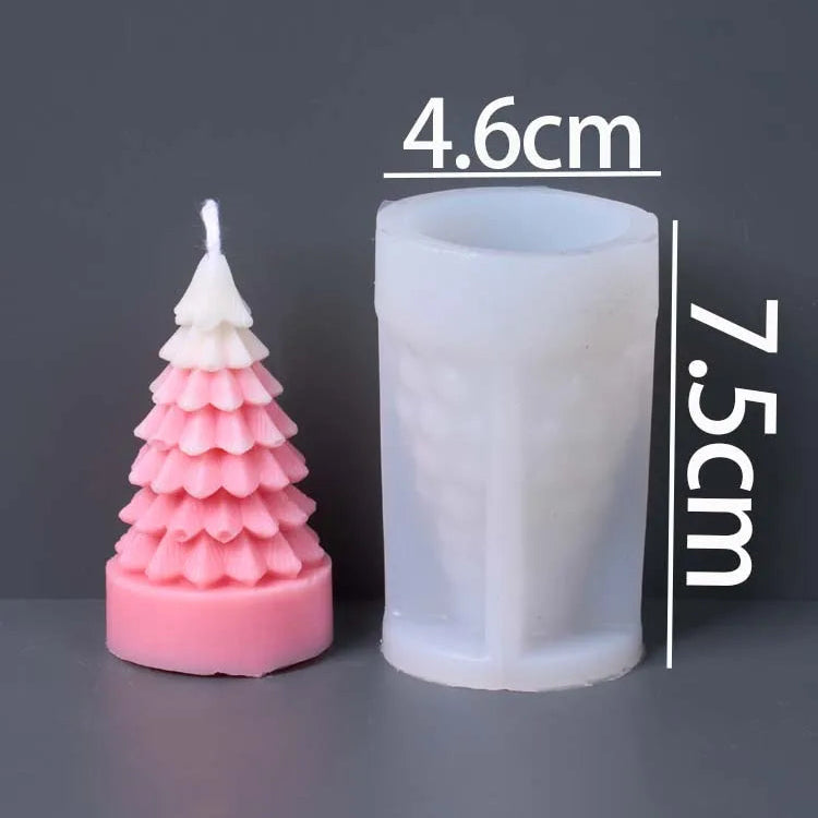 Nivra Tier Christmas Tree Silicone Mold Spire