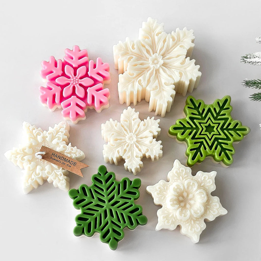 Snowflake Silicone Mold for Candles, Soap, or Resin