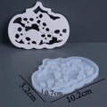 Halloween Pumpkin Silhouette Lamp Silicone Mold Lid B