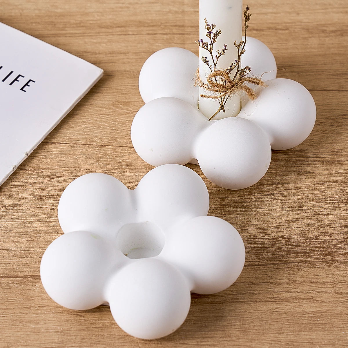 Cloud Petal Silicone Candle Mold