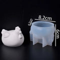 Farmhouse Chicken Figurine Silicone Mold Style A