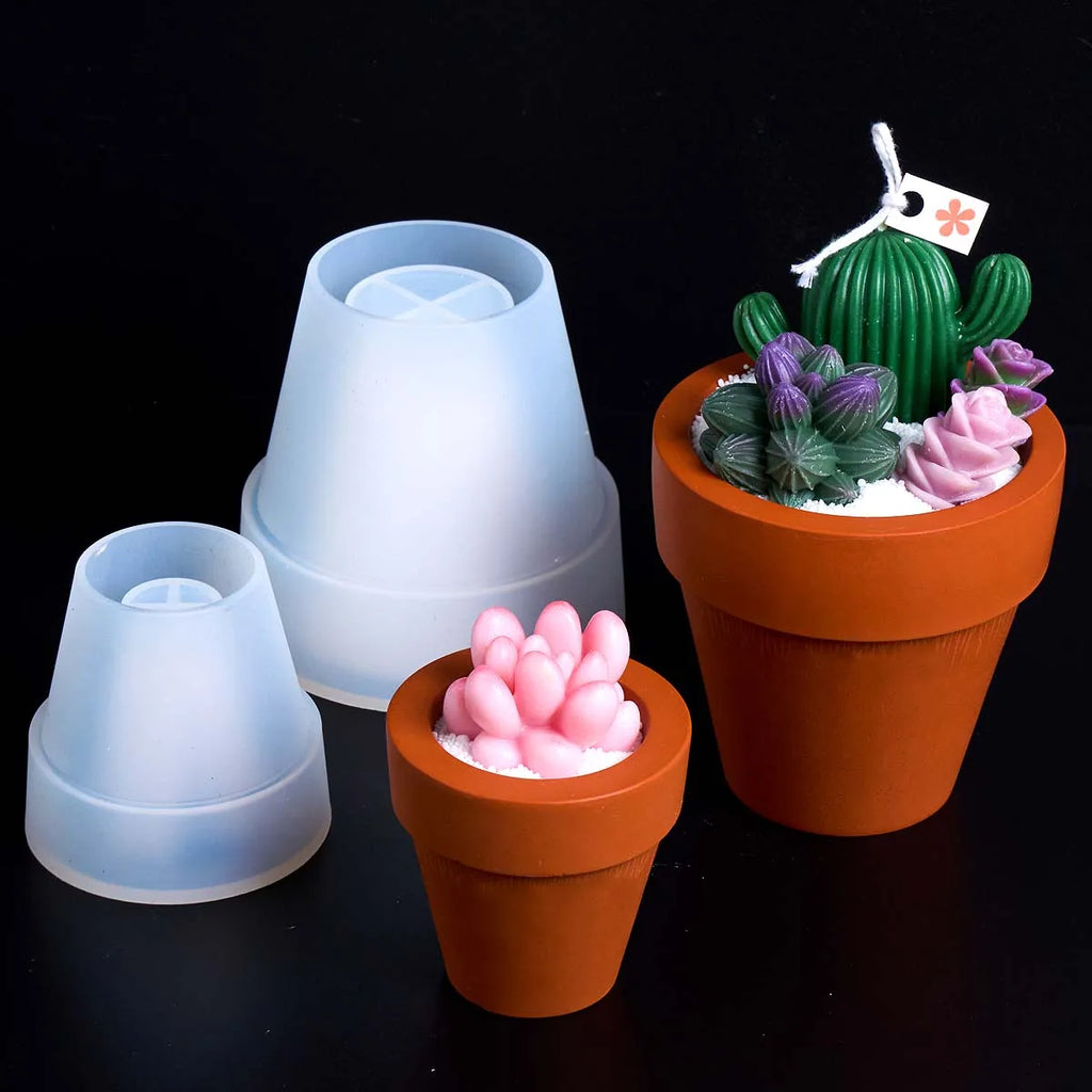 Terun Rim Flower Pot Silicone Mold