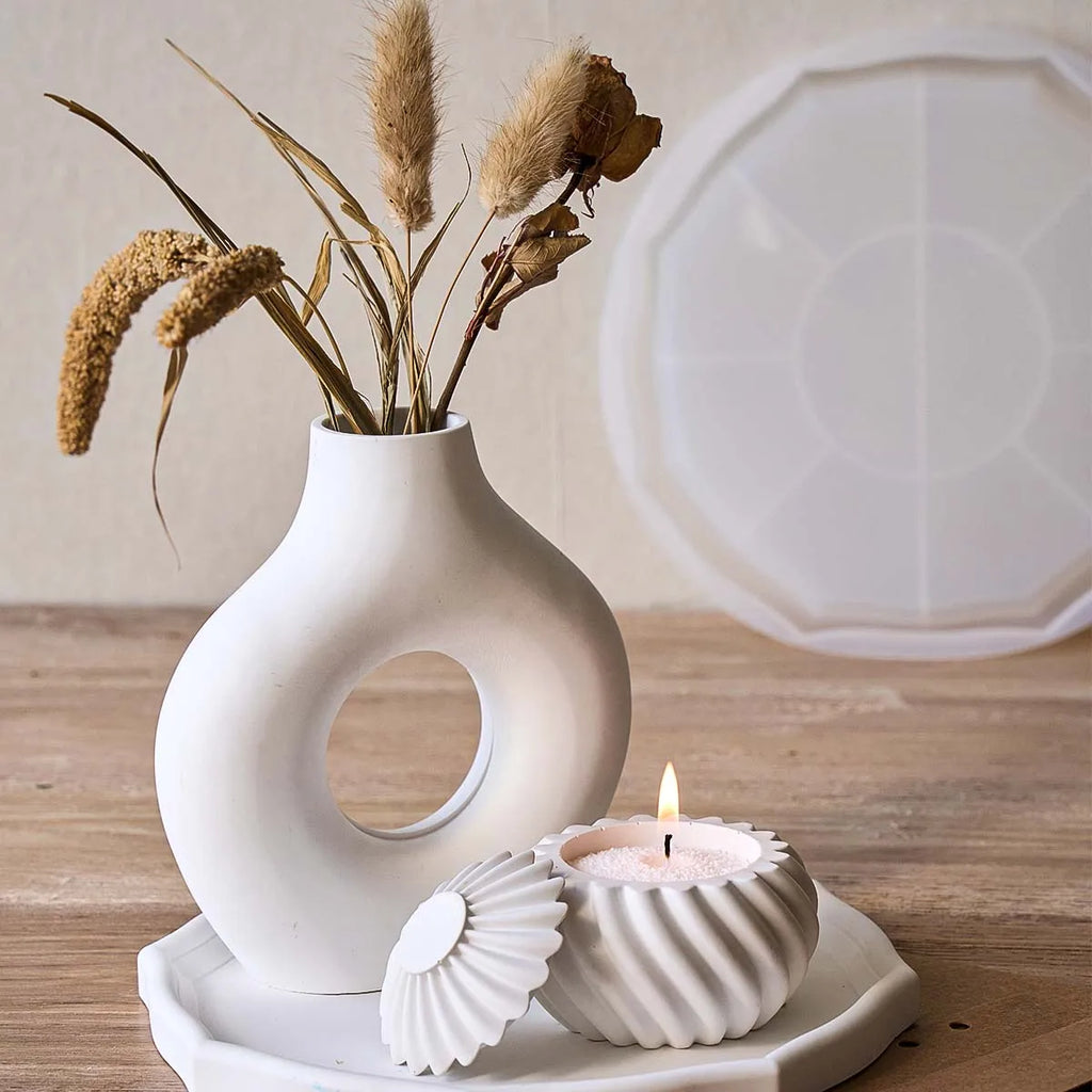 Large Octagonal Tray Silicone Mold