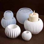 Strial Bulb Candle Cup Silicone Mold