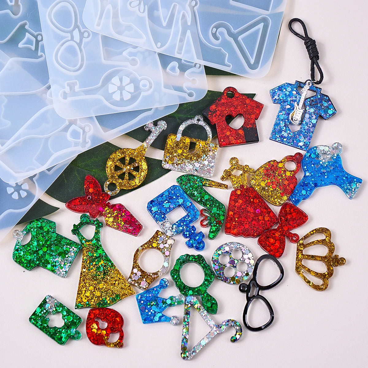 New Pendant Resin Molds - 4 Options