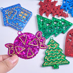 Christmas Epoxy Resin Silicone Pendant Mold