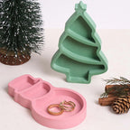 Locun Sectioned Christmas Trinket Tray Silicone Mold