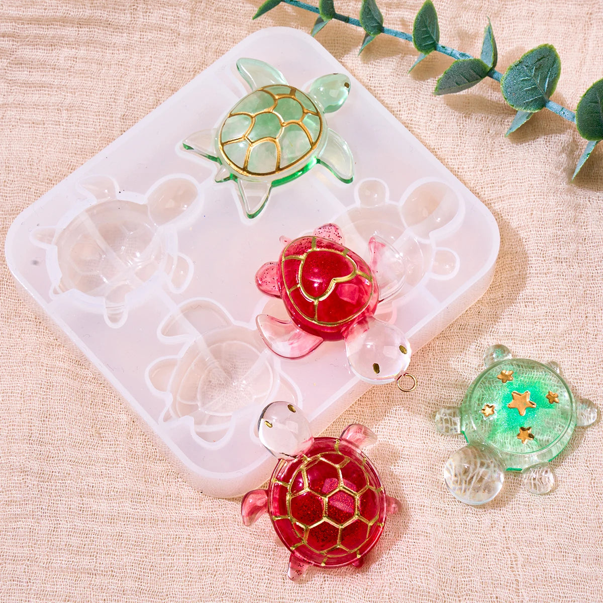 Marinu Round Sea Turtle Silicone Mold