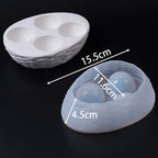 Easter Woven Egg Tray Silicone Mold