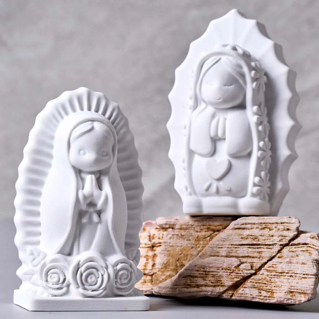 Solara Aureole Praying Girl Silicone Mold