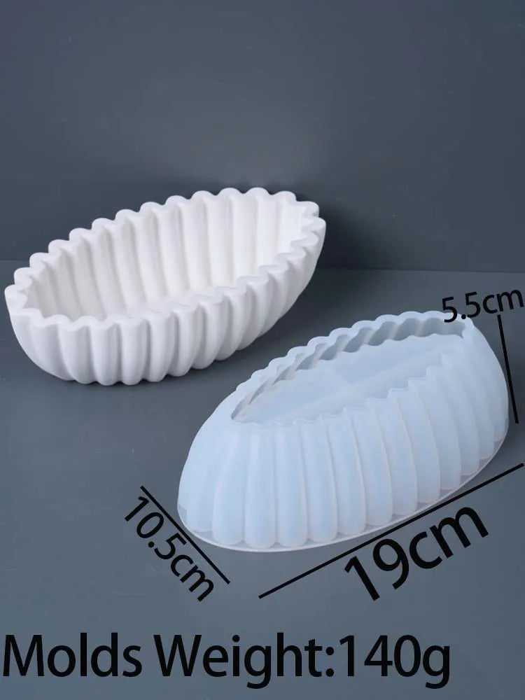 Coralun Ripple Hull Silicone Mold