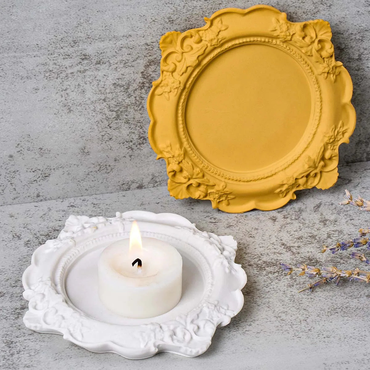 Barossi Cartouche Tray Silicone Mold