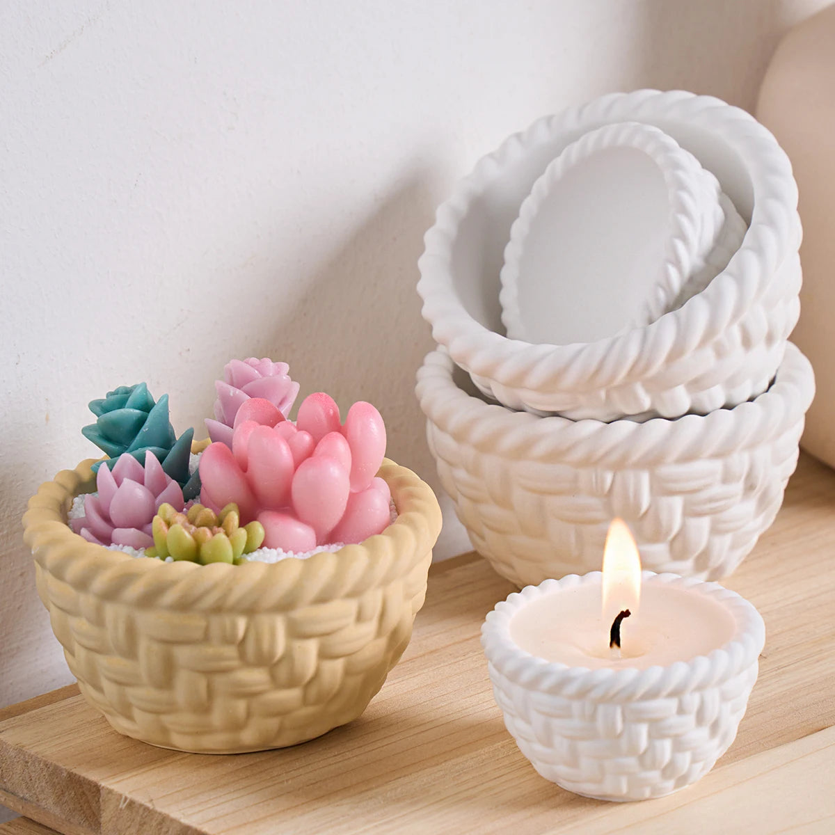 Corda Braid Bowl Silicone Mold