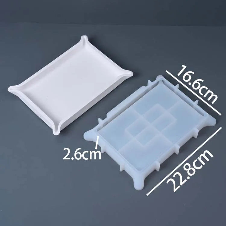 Velun Curl Corner Tray Silicone Mold Small