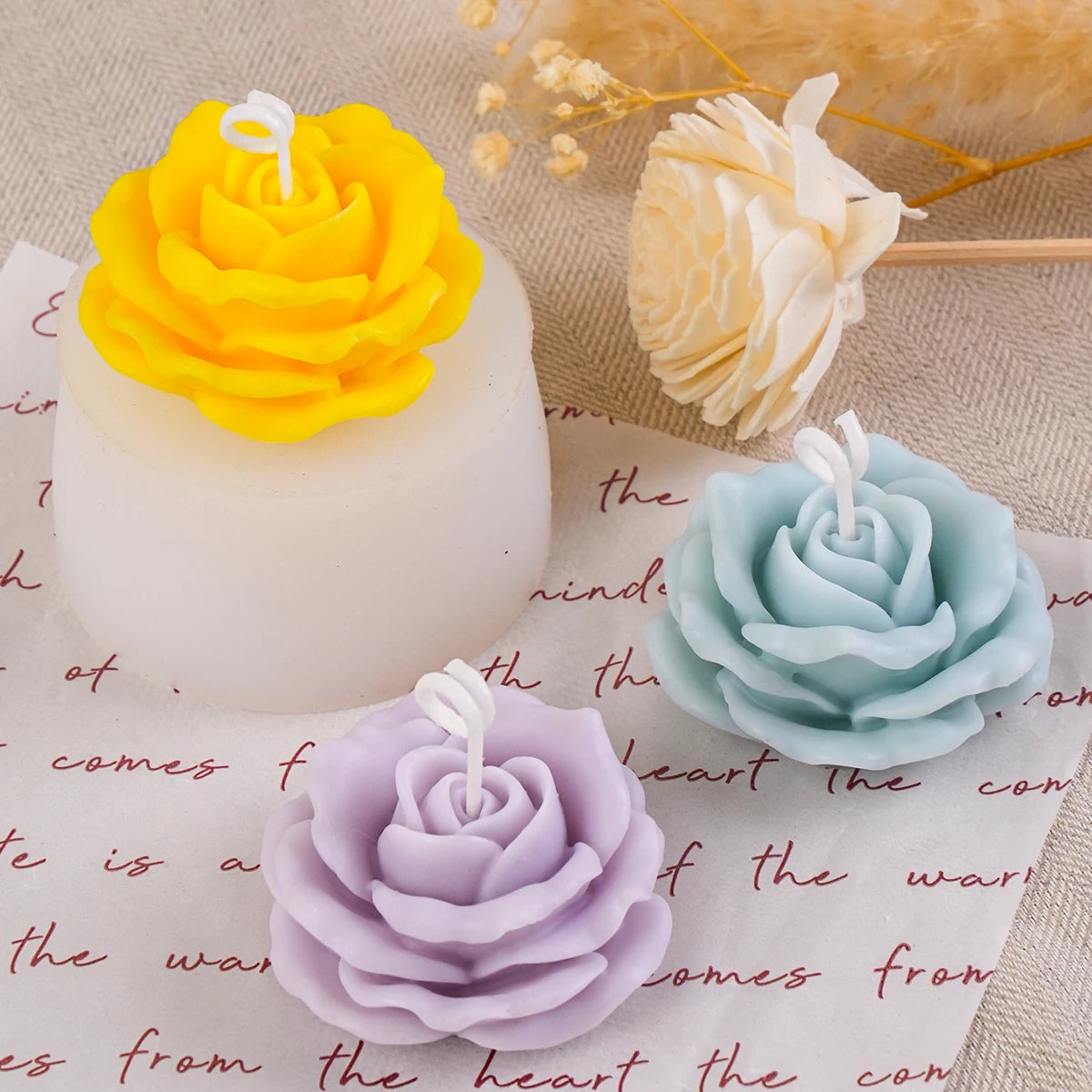 Cavella Petal Camellia Silicone Mold