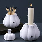 Pumpkin Candle Holder Silicone Molds Set