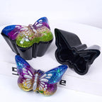 Butterfly Candle Jar Silicone Mold with Lid.