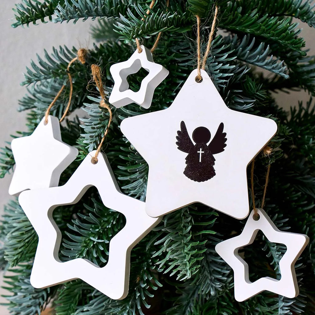 Star Ornament Silicone Mold for Christmas Tree Decorations