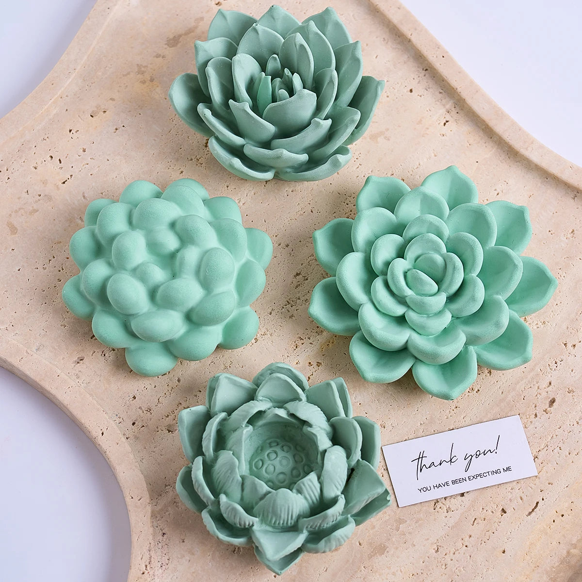 Succulent Candle Silicone Mold Series