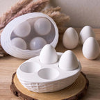 Easter Woven Egg Tray Silicone Mold