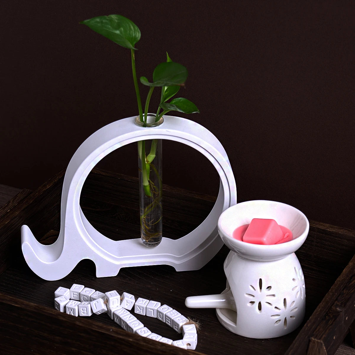 Hollow Animal Test Tube Vase Silicone Molds.