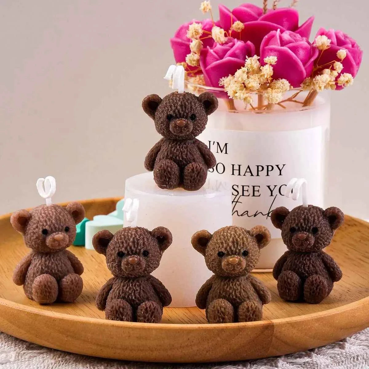 Orsun Stitch Mini Bear Silicone Mold