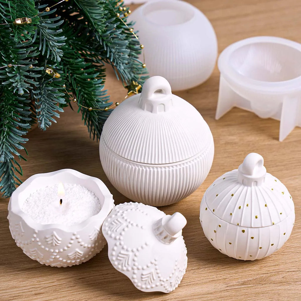 Tholan Loop Ornament Jar Silicone Mold