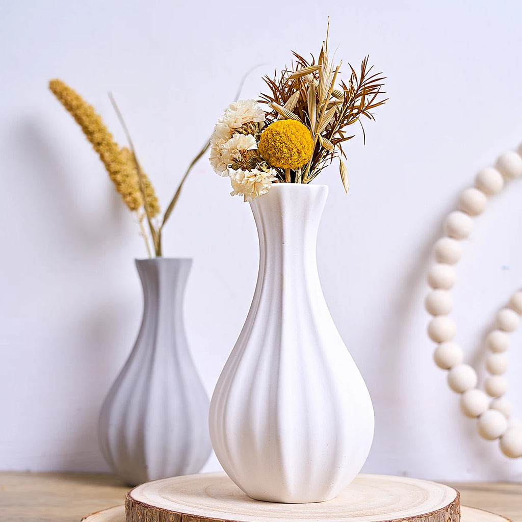 Minimalist Fine Neck Mouth Vase Silicone Mold