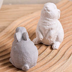 Detailed Bunny Figurine Mold