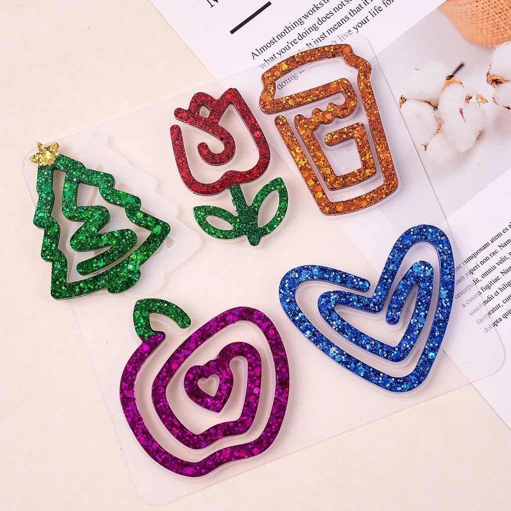 Resin Bookmark & Paperclip Silicone Mold