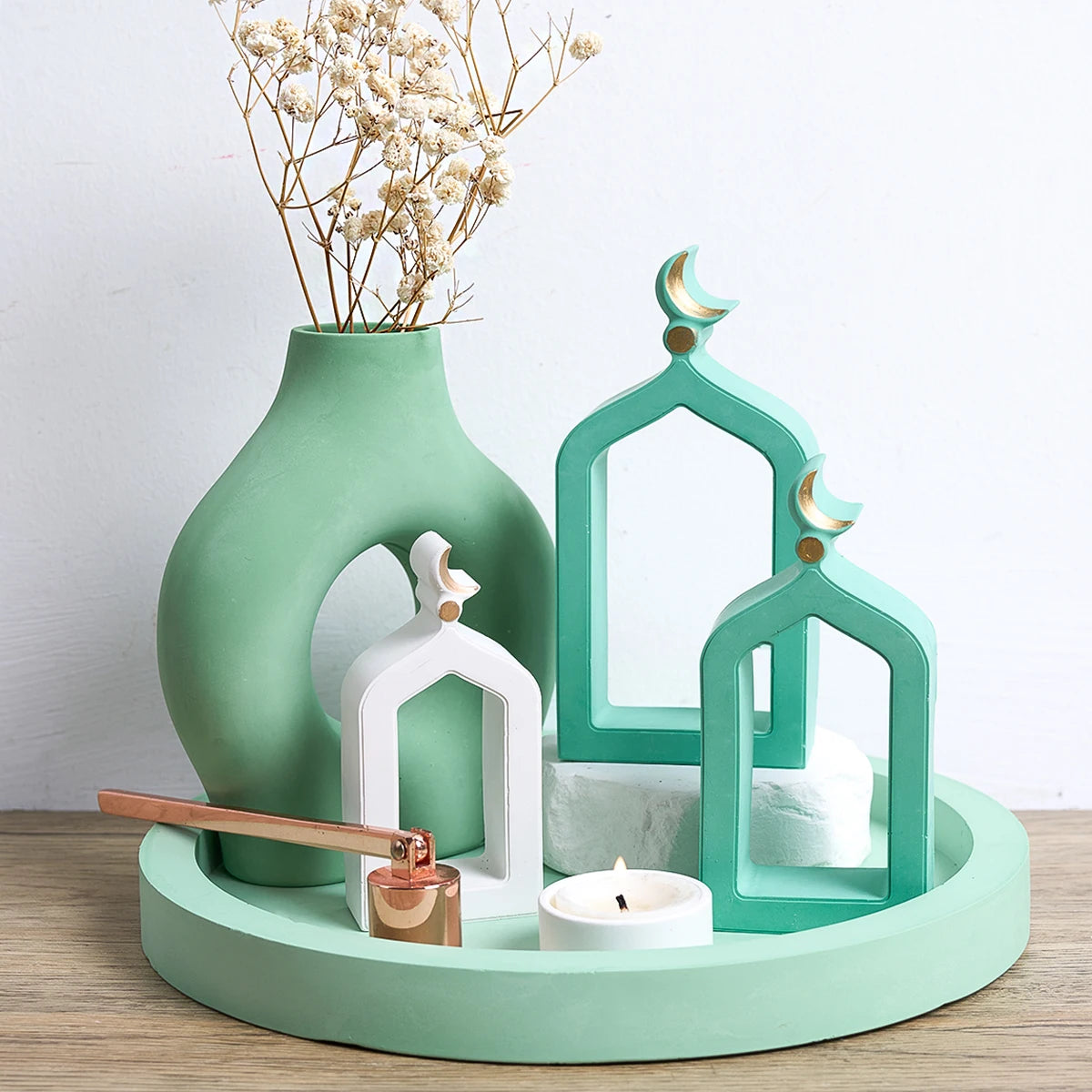 Creative Hollow Door Silicone Mold.