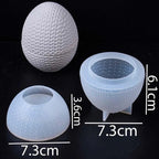 Woven Egg Candle Jar Mold