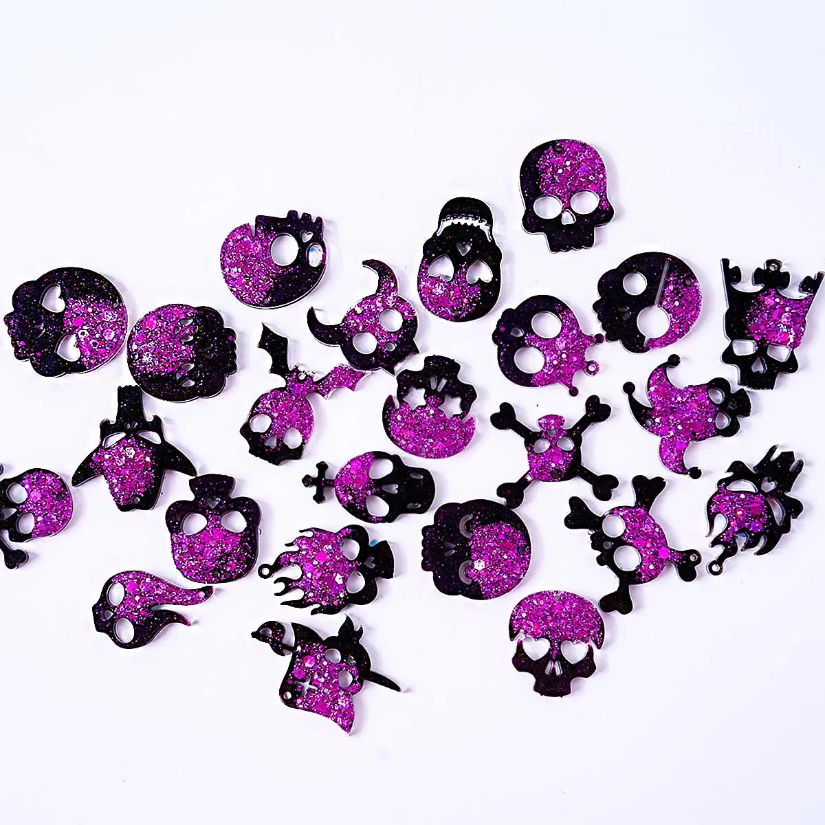 Skull Silicone Mold Set for Resin Earrings and Pendants (2pcs)