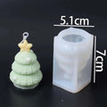 Purlyn Bobble Christmas Tree Candle Mold Small