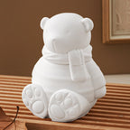 Cartoon Bear Candle Jar Silicone Molds Set