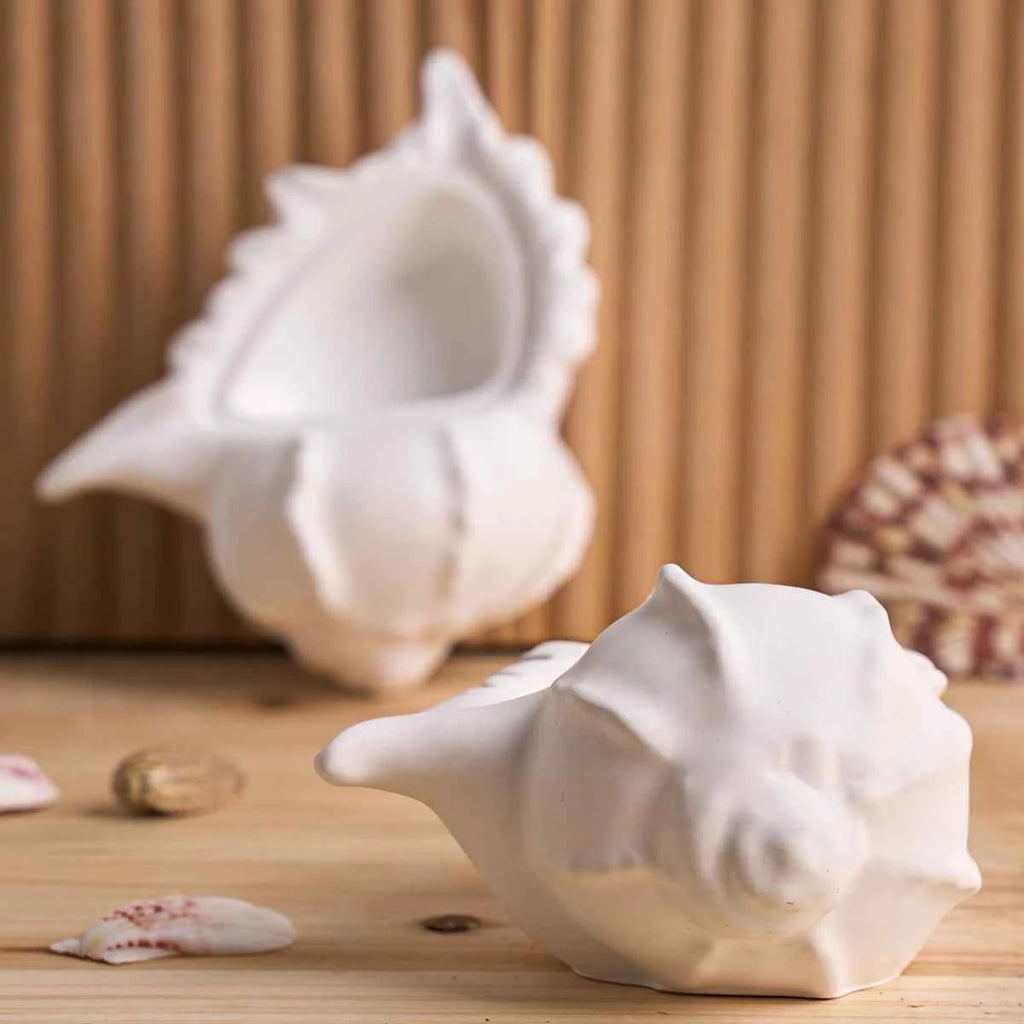 Marea Conch Shell Candle Vessel Silicone Mold