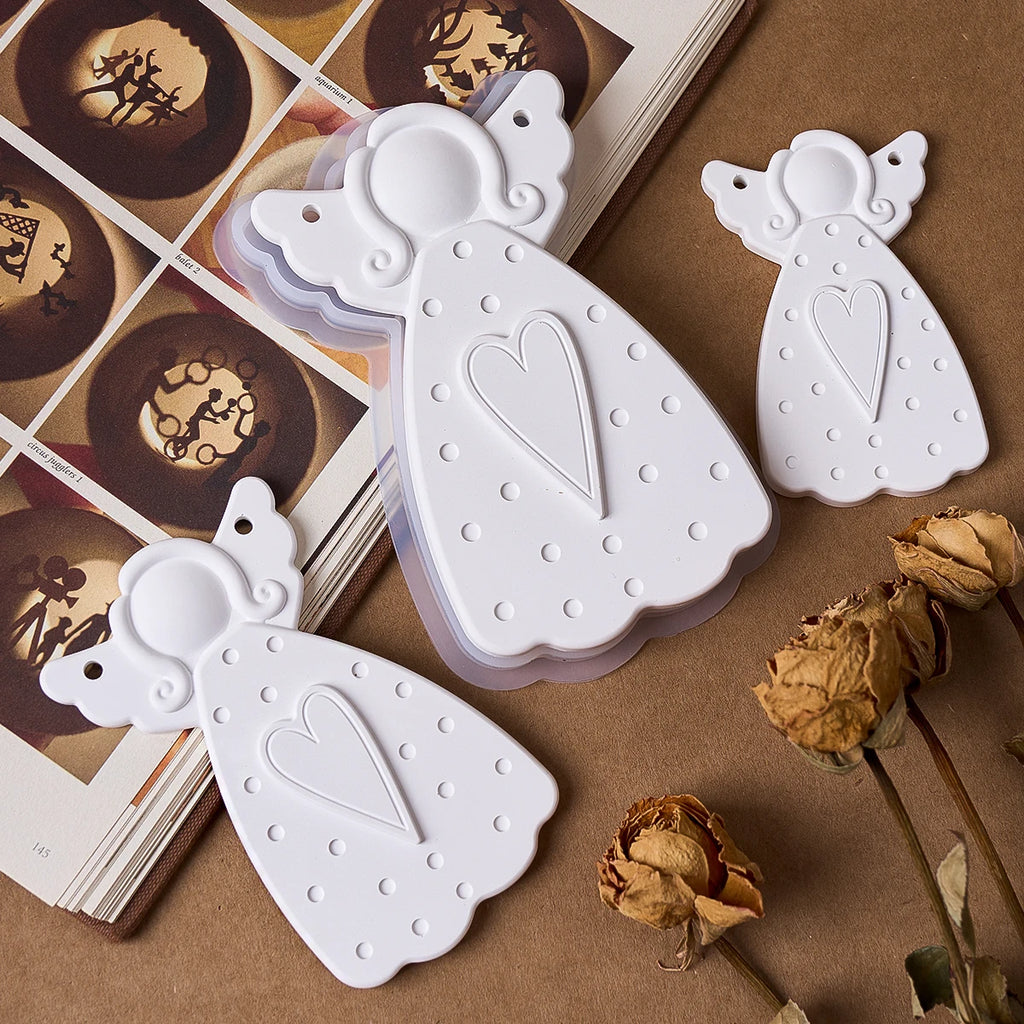 3Pcs Angel Pendant Silicone Mold Set