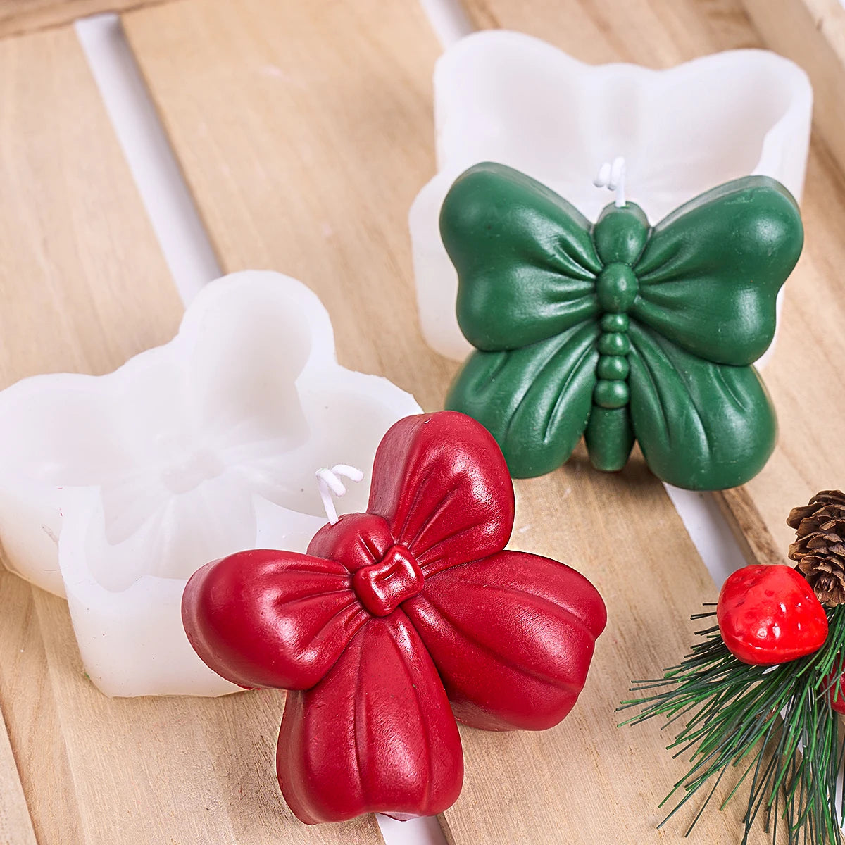 Bow Tie Candle Silicone Mold