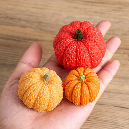 Pumpkin & Maple Leaf Silicone Candle Mold.