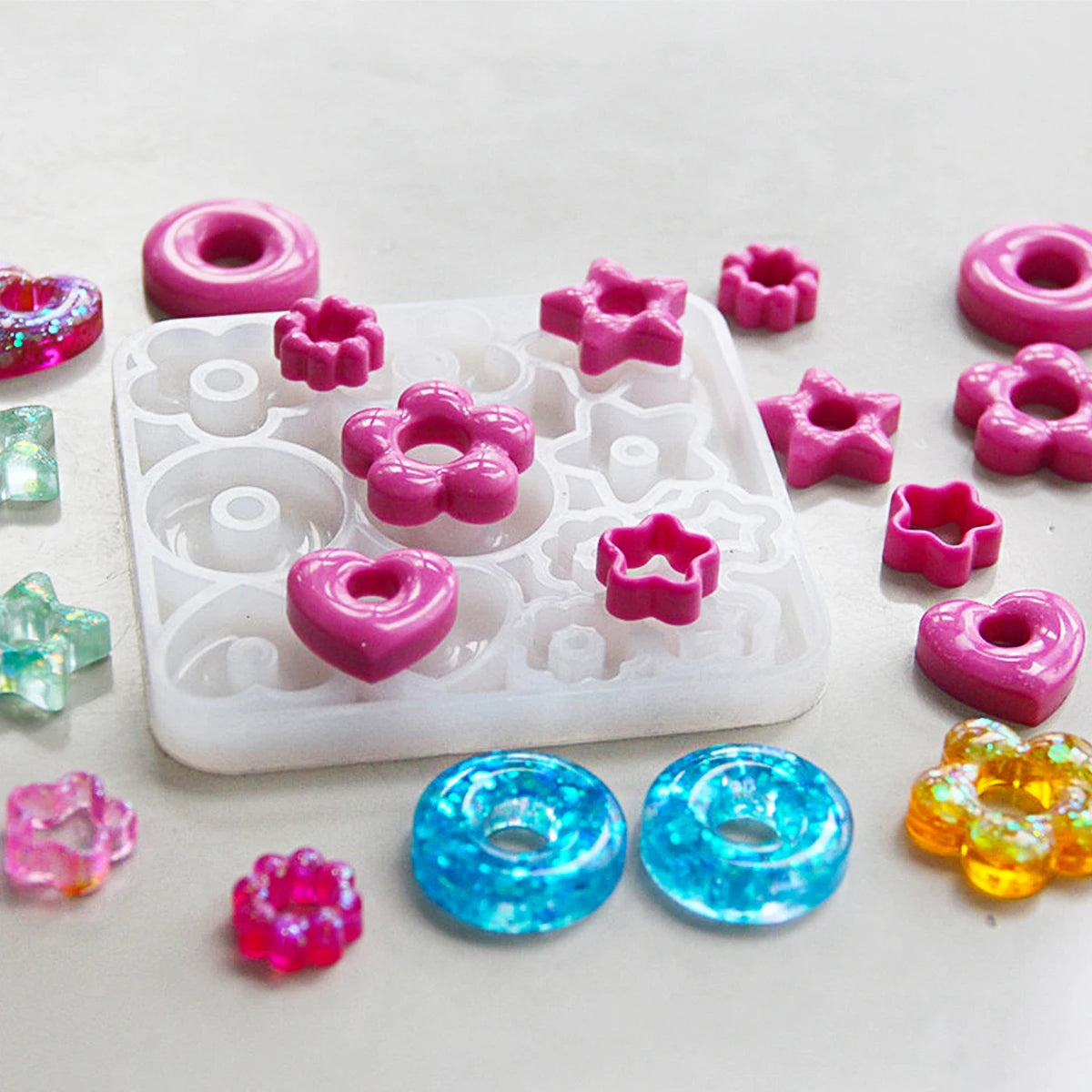 6 in 1 Resin Earring Mold