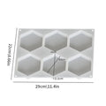 6 Cavity Deep Pour Geometric Silicone Resin Mold Hexagonal