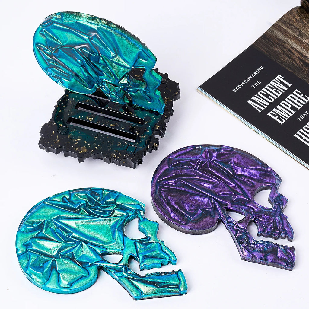 Skull Coaster Silicone Molds Set