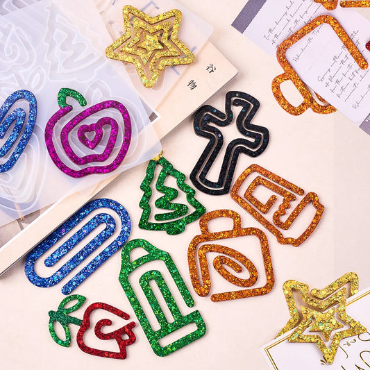 Resin Bookmark & Paperclip Silicone Mold