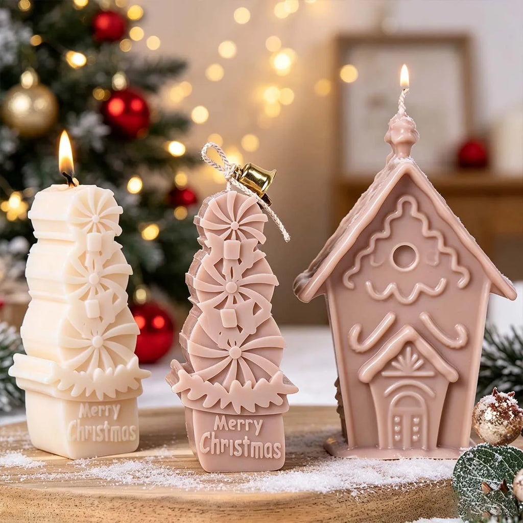 Swirlow Confection Holiday Silicone Candle Mold