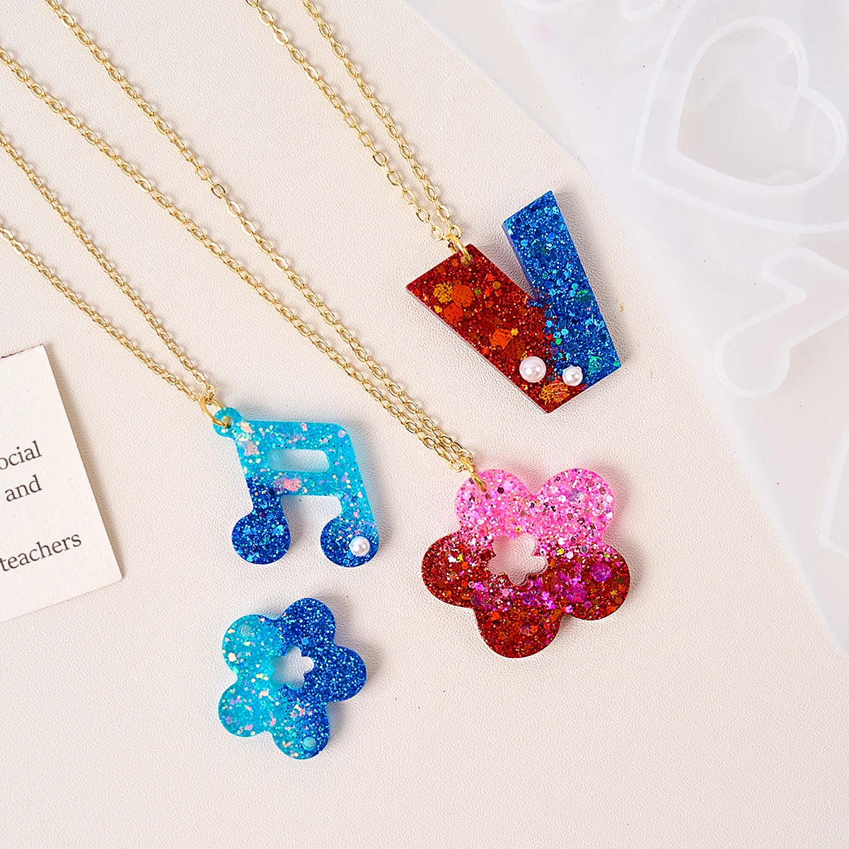 Multi-in-one Resin Earring Silicone Mold.