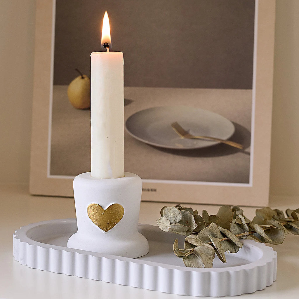 Love Candle Holder Silicone Mold