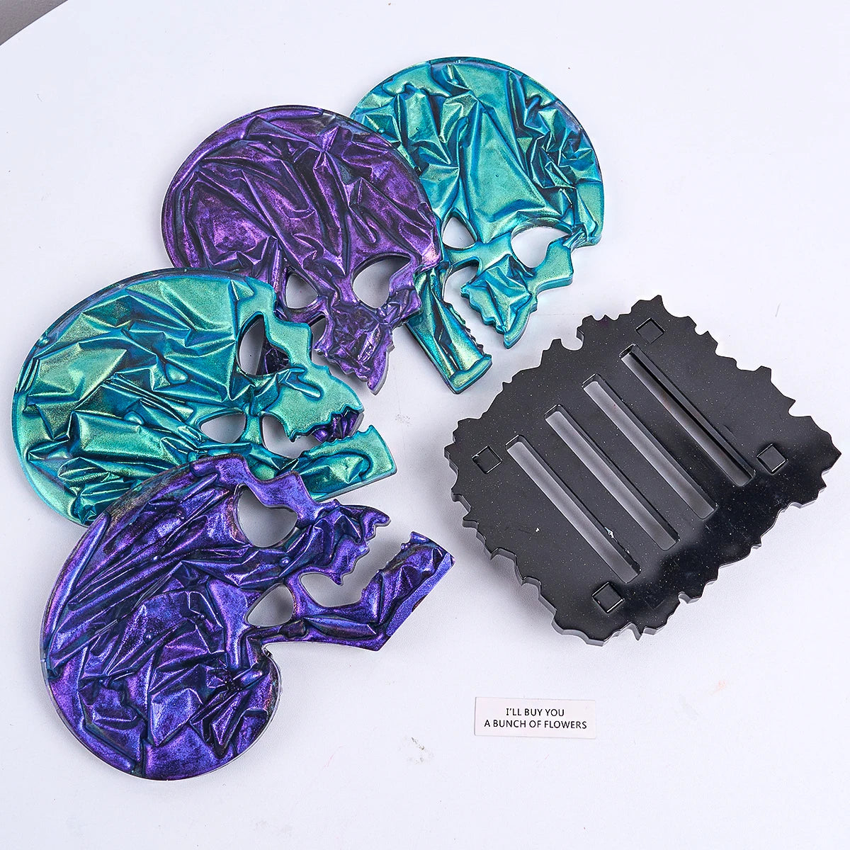 Skull Coaster Silicone Molds Set